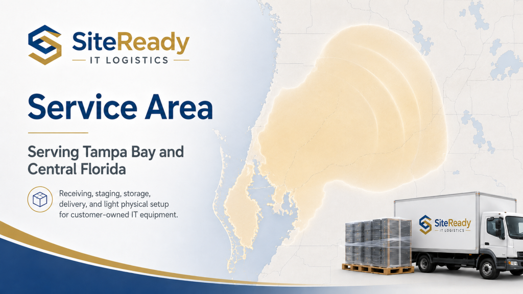 Service area surrounding Tampa and Pasco county Florida